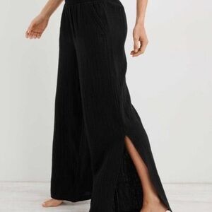 Aerie Black Wide Leg Pants